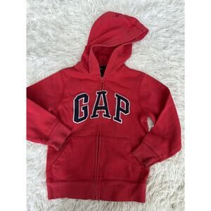 Gap Kids boys sz. XS classic red zip hoodie. Cute, soft. ** Nt Desc**